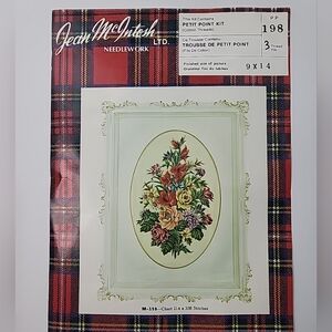 Rare Jean McIntosh Thread Kit, Large Floral Design